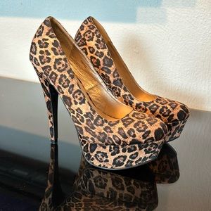 Charlotte Russe Cheetah Heels